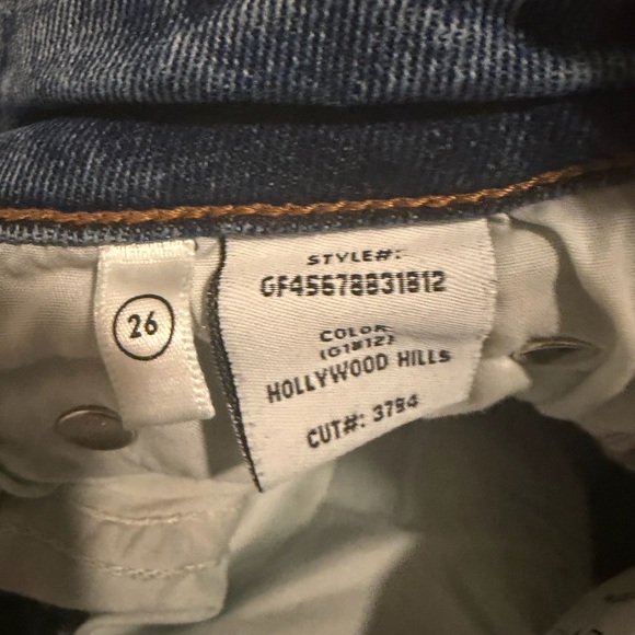 GRLFRND The Melanie High Rise Boot Cut Hollywood Hills Blue Jeans size 26 - Picture 6 of 8